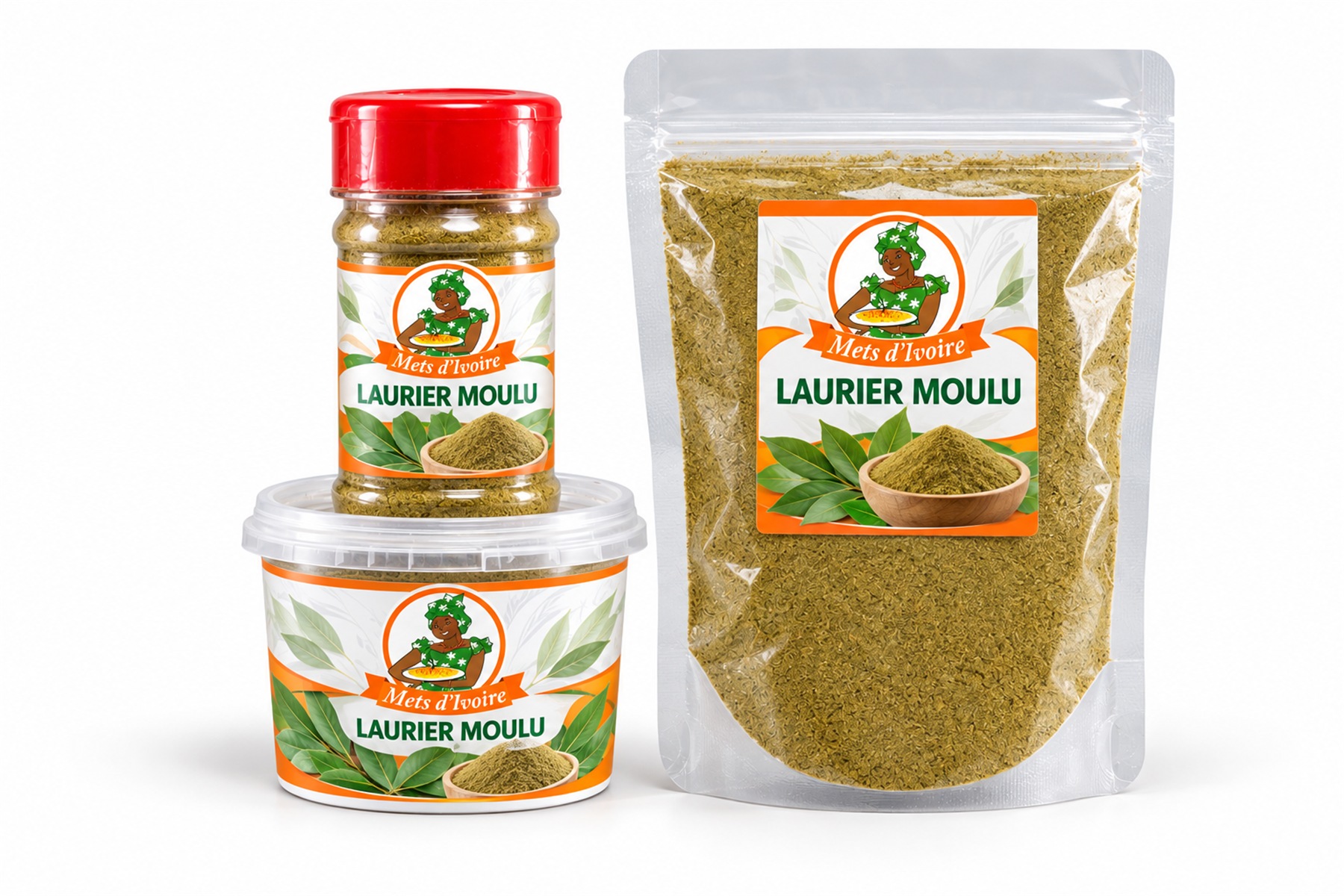 Laurier moulu