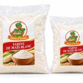 Farine de maïs blanc